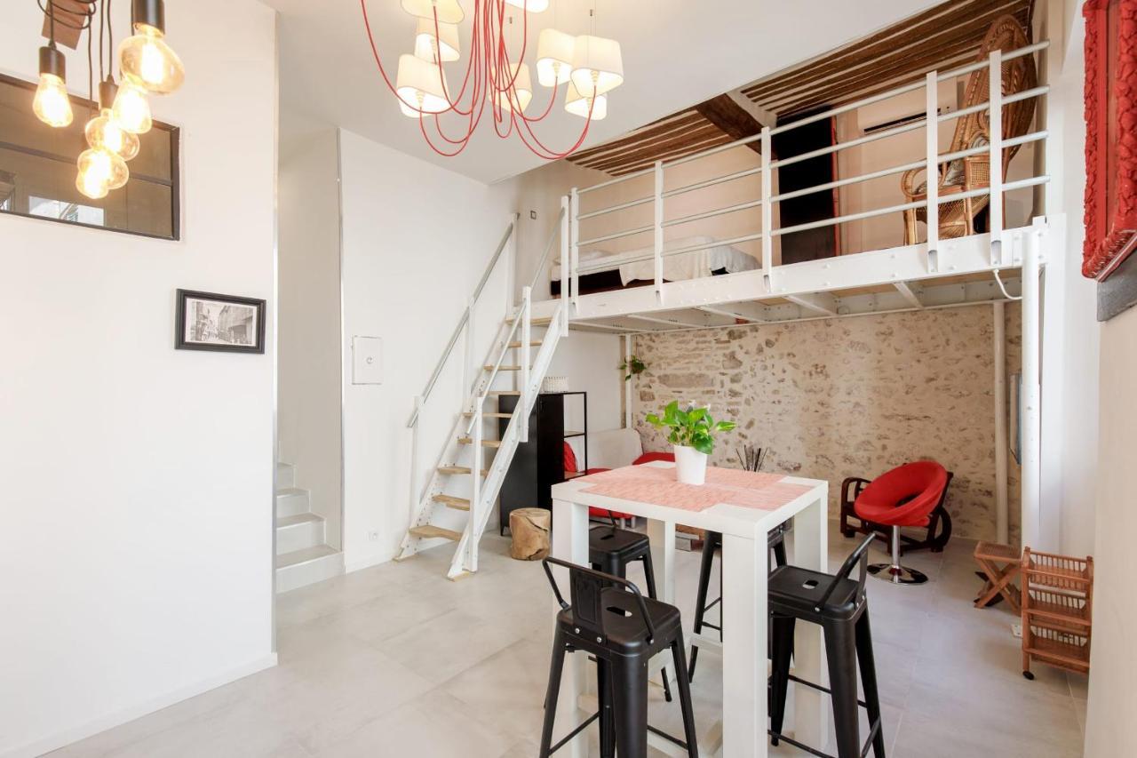 Superb Air-Conditioned Loft In The Heart Of Viel Antibes Lejlighed Eksteriør billede